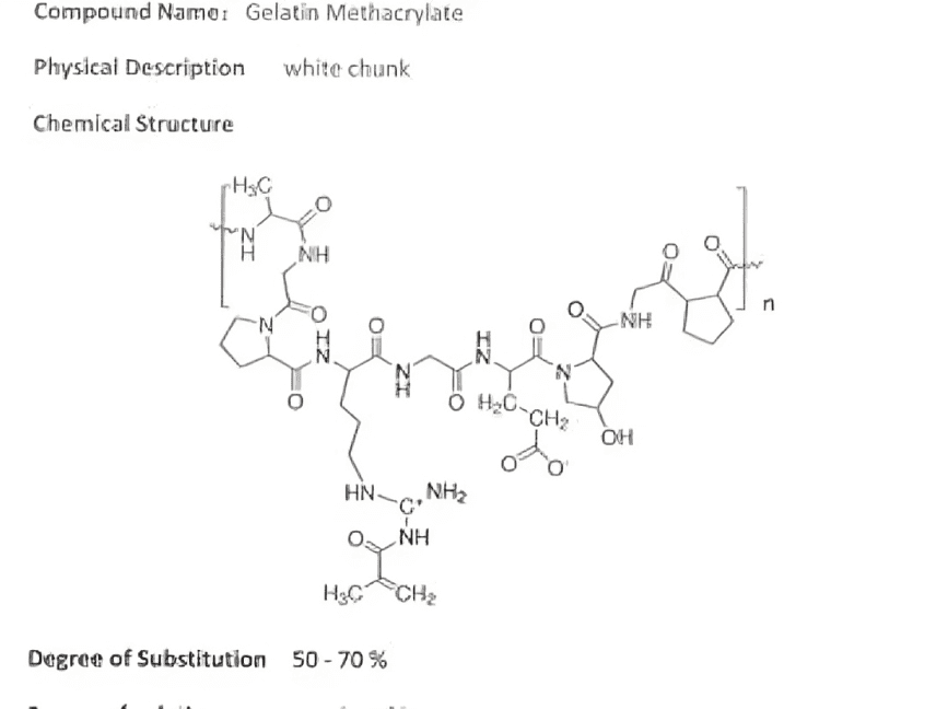 A black and white image of an outline of the chemical structure of certain methacrylate.